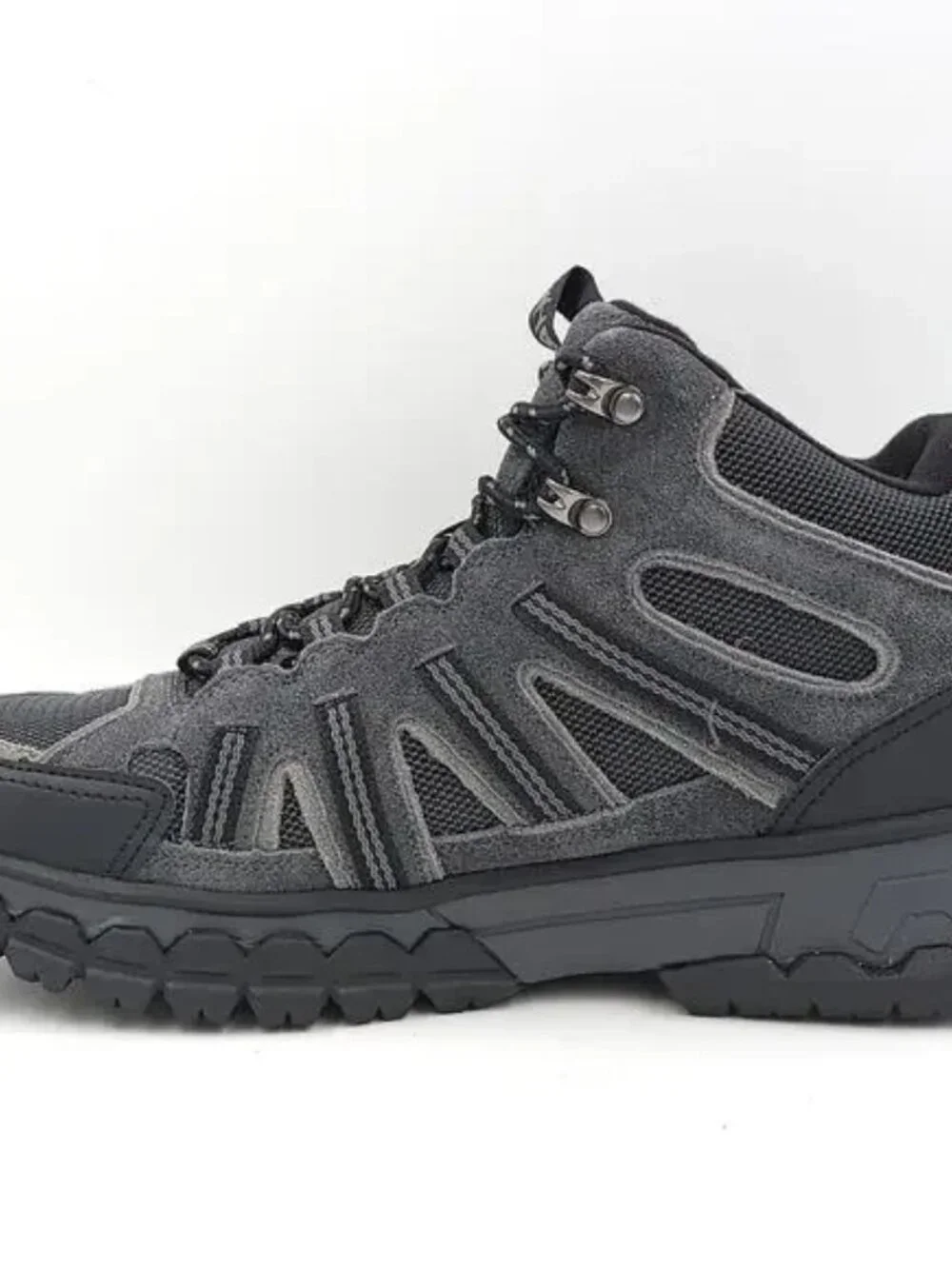 Bass Outdoor Men Hiking boots Peak Hiker 2 Mid Grey Suede Mesh Various Sizes